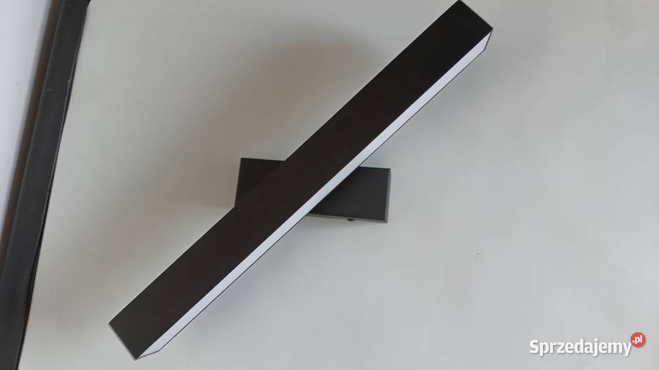 Lampa ścienna LED czarna 12W neutralna kinkiet Bytom
