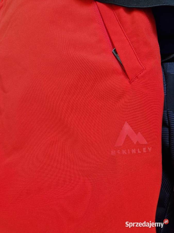 Spodnie czerwone narciarskie snowboardowe męskie