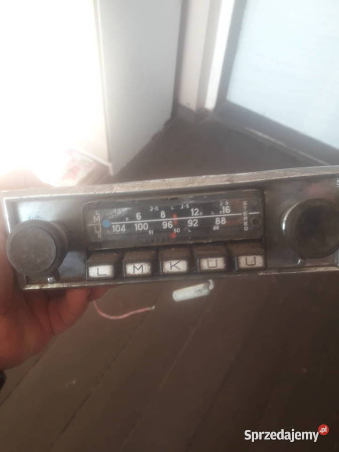 Retro radio samochodowe Blaupunkt U108 małopolskie Miechów