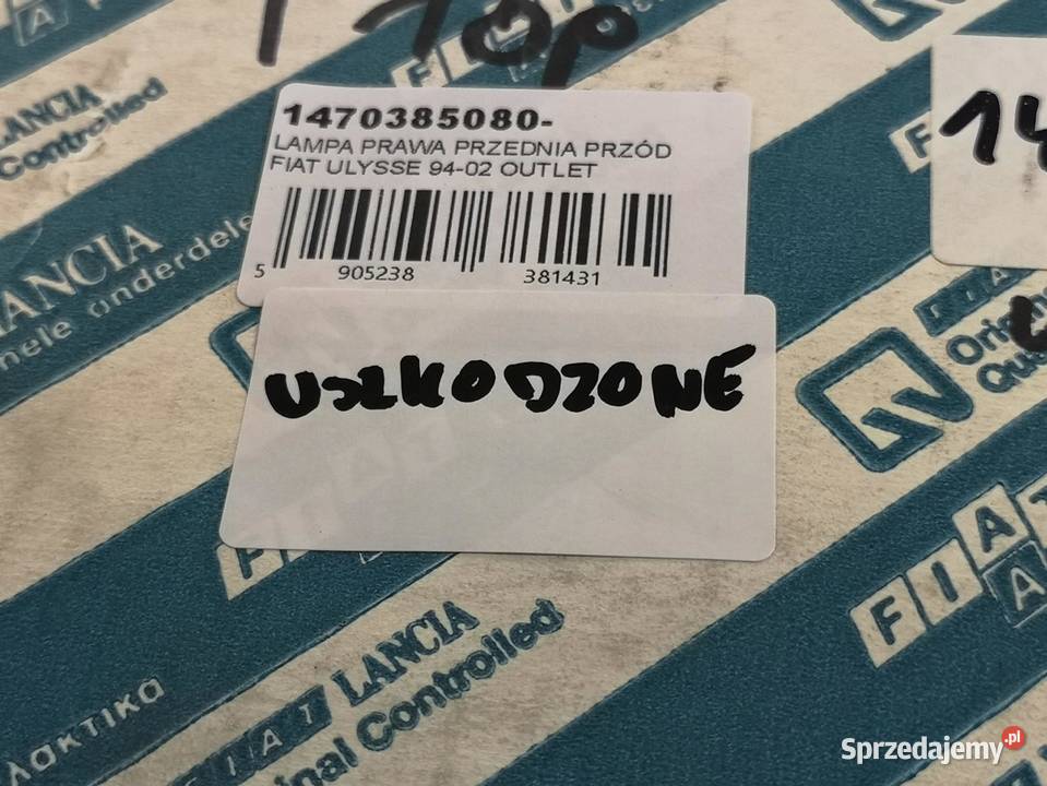 LAMPA PRAWY PRZÓD FIAT ULYSSE 19942002