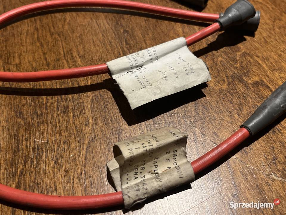 przewody zapłonowe fiat 126p maluch oryginalne śląskie sprzedam