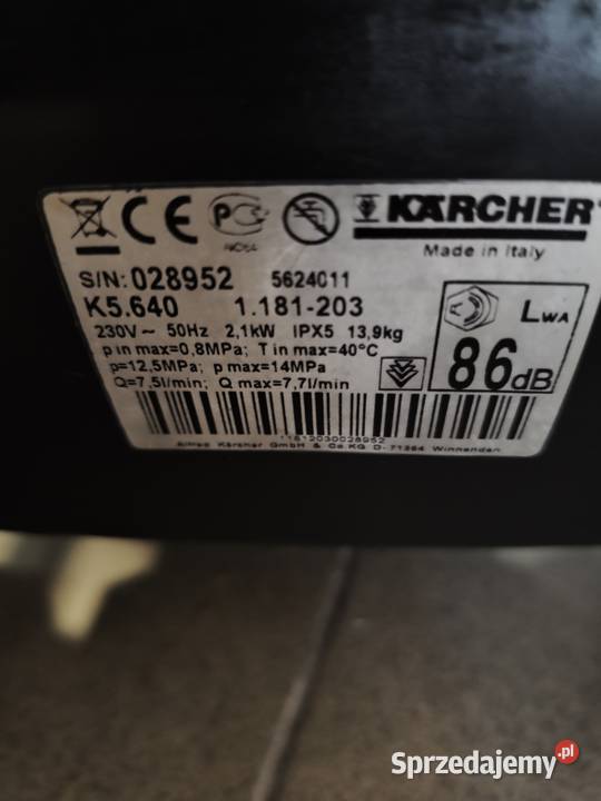 Myjka ciśnieniowa Karcher k5 640 Świdnica