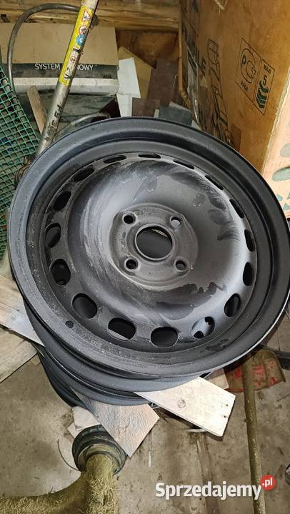 Felgi stalowealuminiowe z oponami 4x108 Audi 80 aluminiowe Pławna