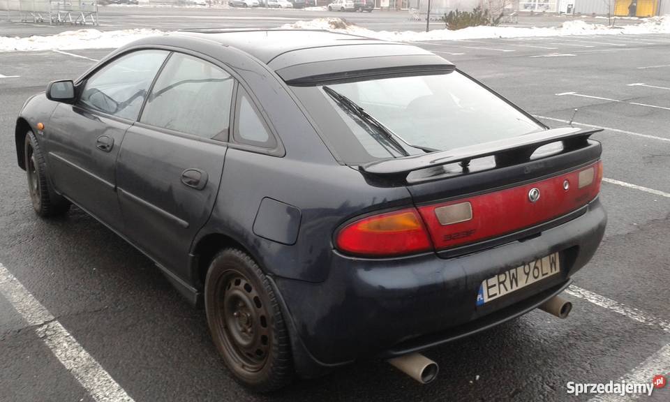 Mazda 323 F zielony łódzkie Łódź