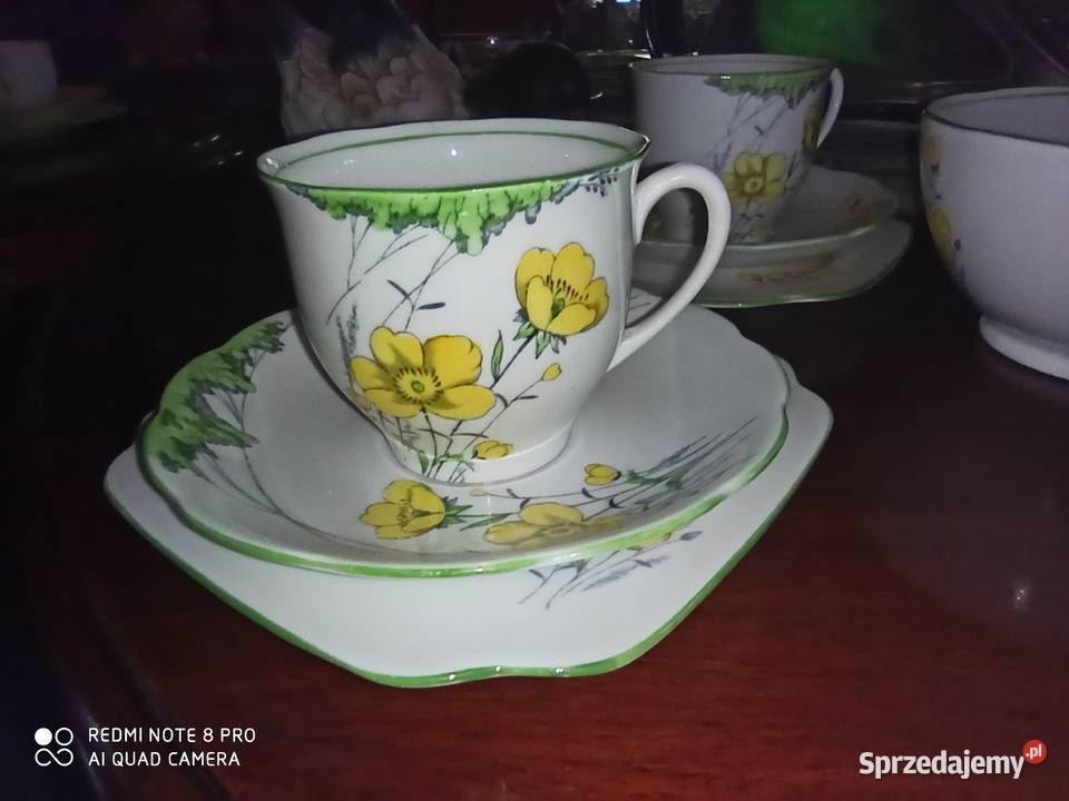 Serwis do herbaty Royal Standard i Buttercup pomorskie Gdańsk