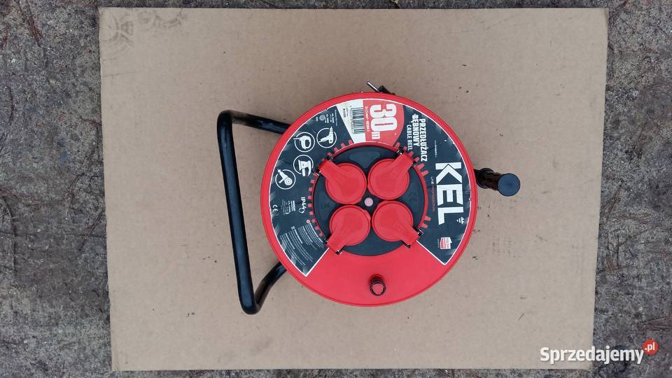 Przedłużacz bębnowy KEL 30m 3680W Siemiatycze