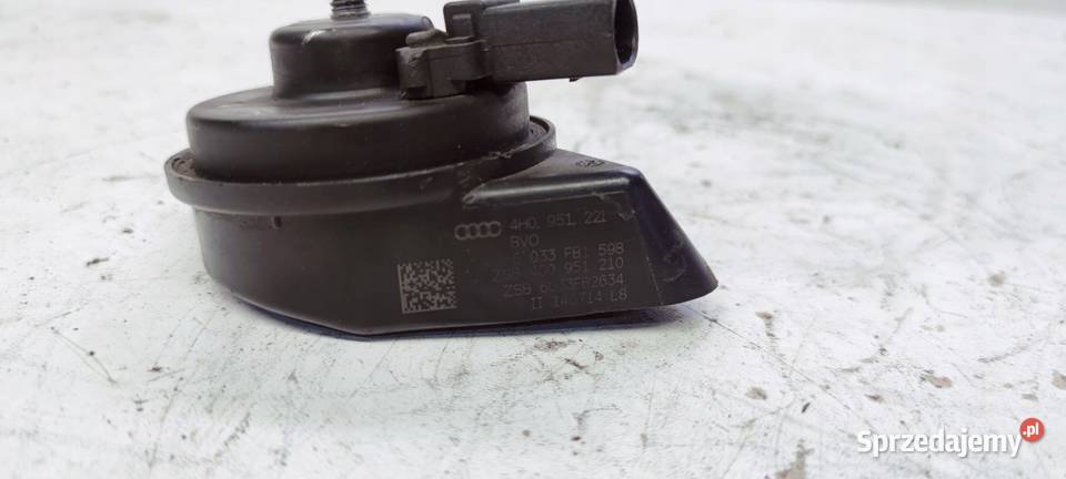 KLAKSON SYGNAŁ LOW AUDI A6 C7 A7 A8 4H0951221 Wyposażenie elektryczne Przystajń