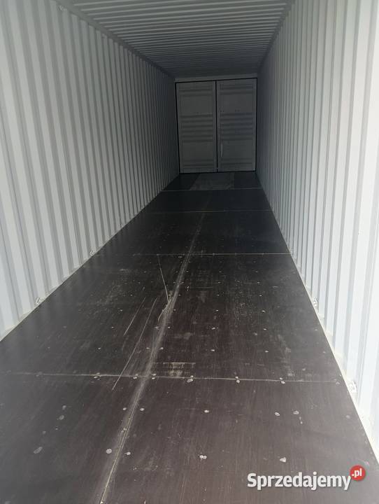 Kontener morski 40hc antracyt double door Nowy Sącz
