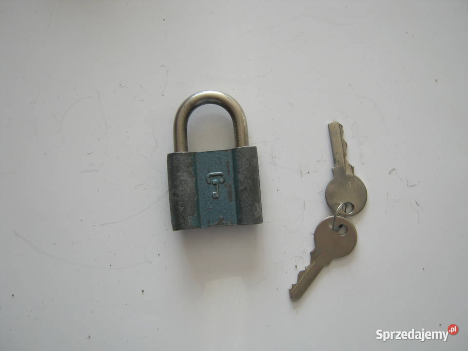 Stara kłódka z 2 kluczami