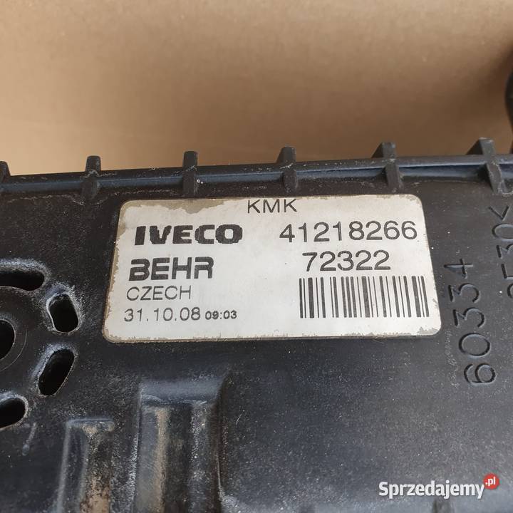 IVECO STRALIS CHŁODNICA WODY CIECZY TRAKKER lubuskie Bieleń