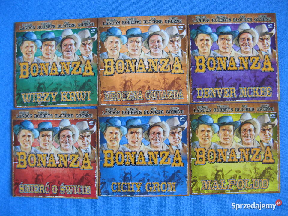 Bonanza 6 płyt polski lektor Poznań sprzedam