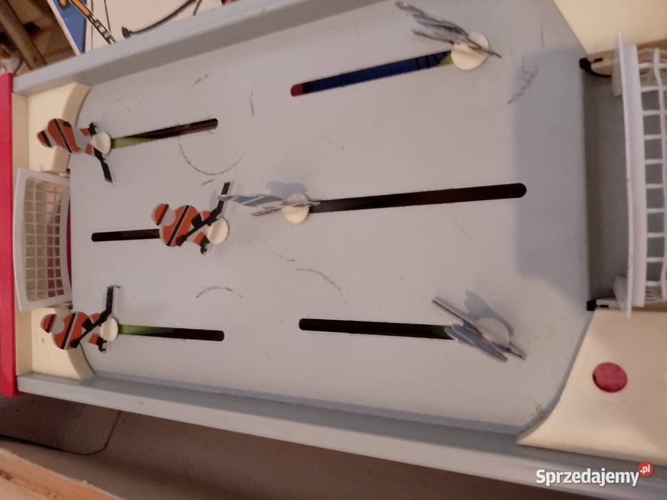 Stara metalowa zabawka hokej Częstochowa