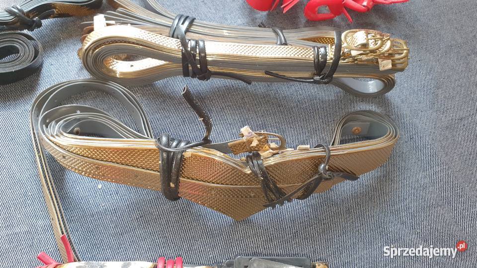 Paski stare PRL kolekcja produkcja Łomianki nowe Galanteria i dodatki Warszawa