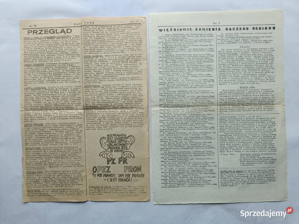 Pismo MKZ NSZZ Solidarność Gdańsk z 1981r z Gdynia