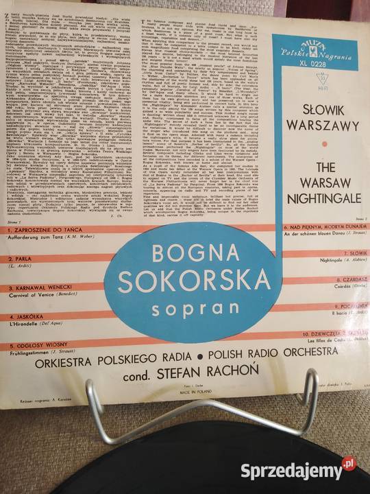 Płyta Winylowa Bogna Sokorska Słowik Warszawy płyta winylowa Wałbrzych sprzedam