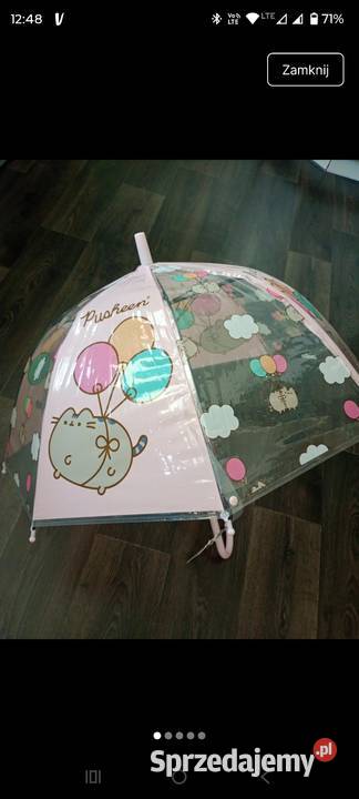 Parasol parasolka Pusheen tworzywo sztuczne Parasole ogrodowe śląskie Tarnowskie Góry