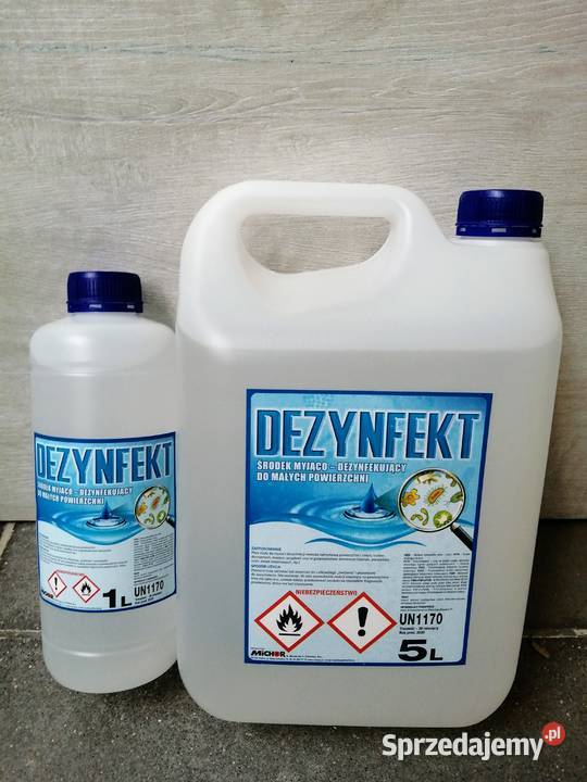 Płyn do dezynfekcji powierzchni DEZYNFEKT 70% 1L 5L pandemia