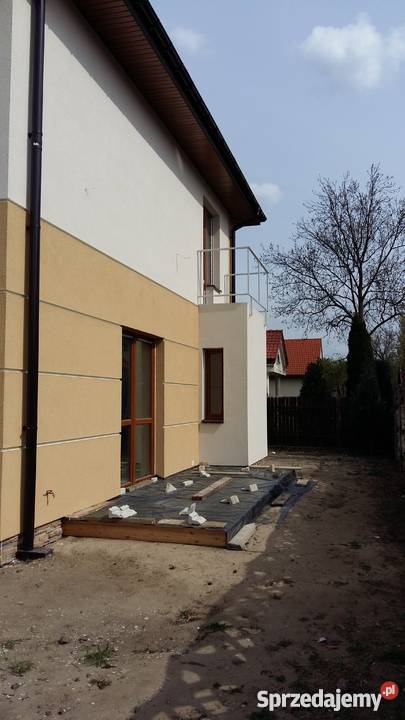 Nowy dom bliźniak pół bliźniaka bliska Białołęka do wykończenia mazowieckie