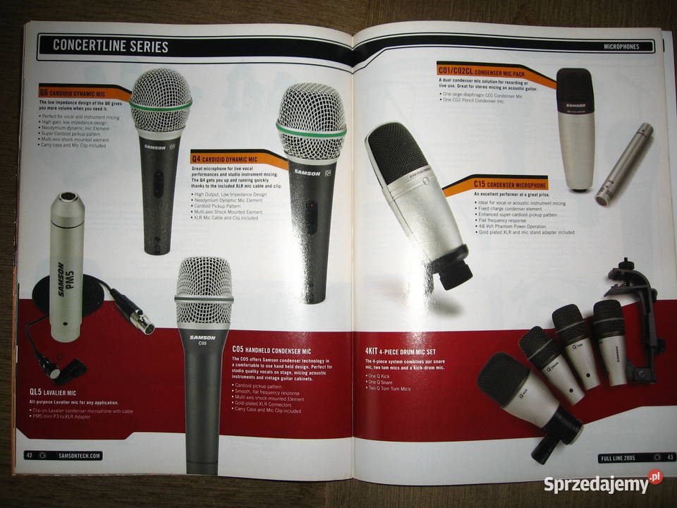 Samson Audio Full Line Catalog 2005 katalog Kępice