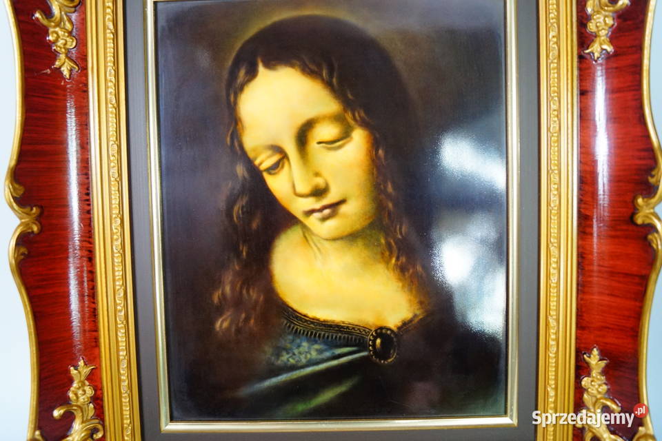 Rosenthal duży obraz na porcelanie Madonna wg