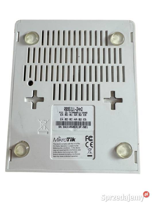 MikroTik RB951Ui2HnD router WiFi 24 GHz 5x LAN sprzedam