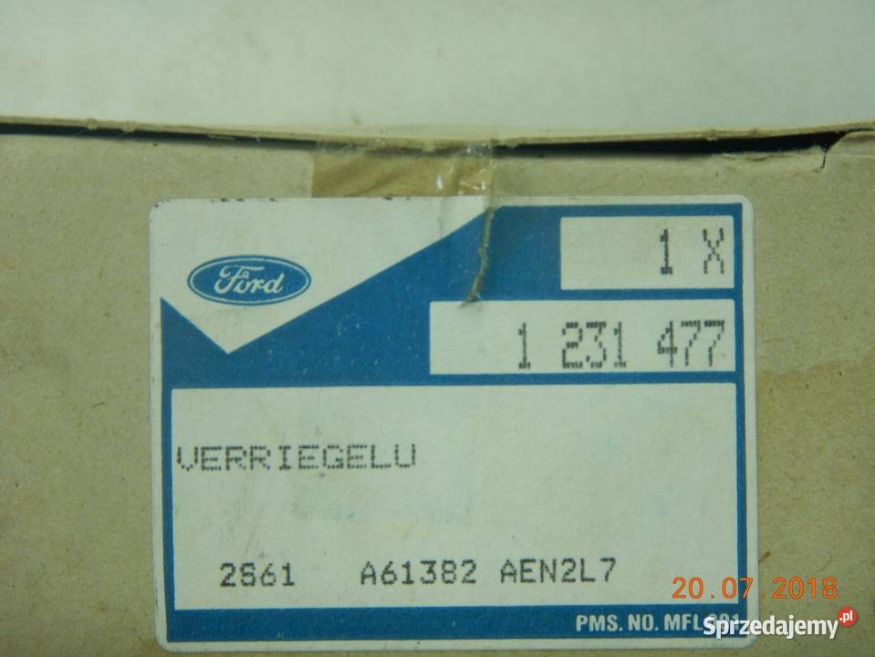 ZAPINKA PASA BEZP PRAWY TYŁ FORD FIESTA MK5