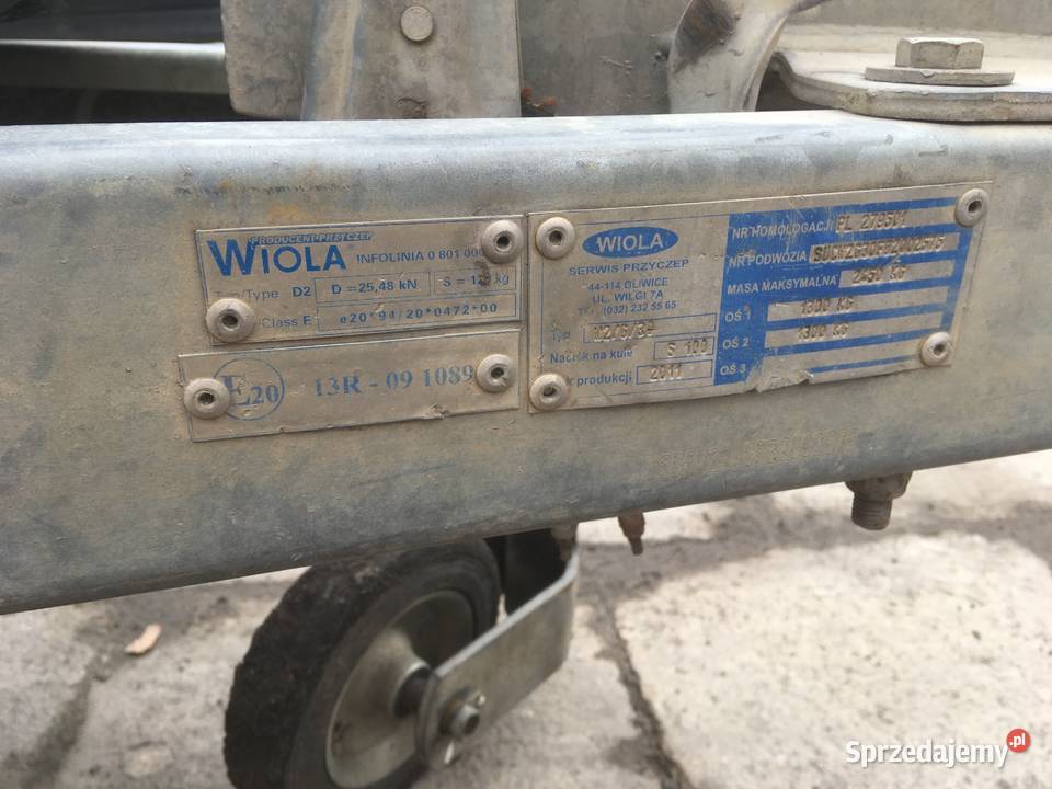 Przyczepka Wiola W2 minikoparka lubelskie