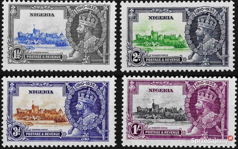 NIGERIA 1935 kompletna seria czysta wysyłka Człuchów