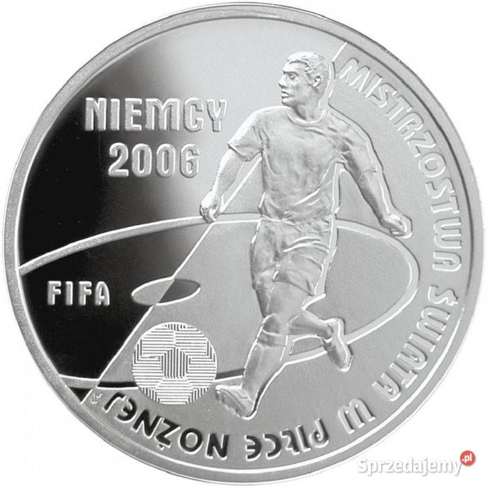 moneta Polska 10 złotych 2006 Mundial Niemcy Warszawa sprzedam