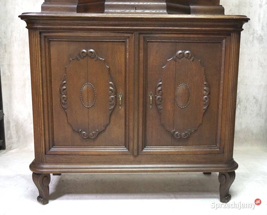 HP ZGRABNY WĄSKI SOLIDNY KREDENS MIĘDZYWOJENNY wielkopolskie Kalisz