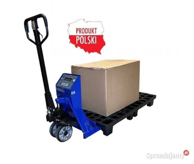 Wózek paleciak z wagą KPZ 719X produkcja polska Rzeszów