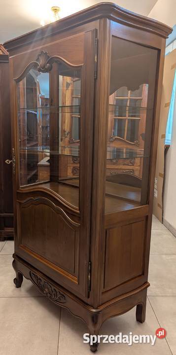 Piękna witrynaserwantka ludwikowska orzechsklep śląskie Dąbrowa Górnicza