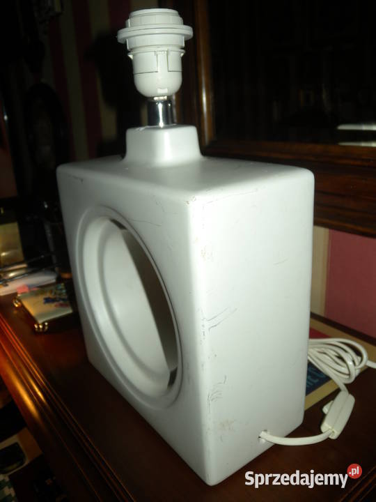 Lampa szklana biała Katowice