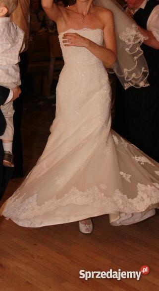 PRZEPIĘKNA SUKNIA ŚLUBNA Madonna Diane Legrand 3 Rozmiar 36(S) Odzież ślubna Kraków