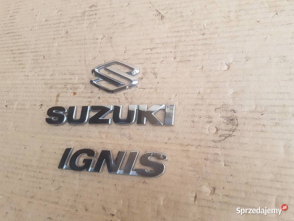 Suzuki Ignis MH 0410 emblematy znaczki tylnej Motoryzacja dolnośląskie Legnica