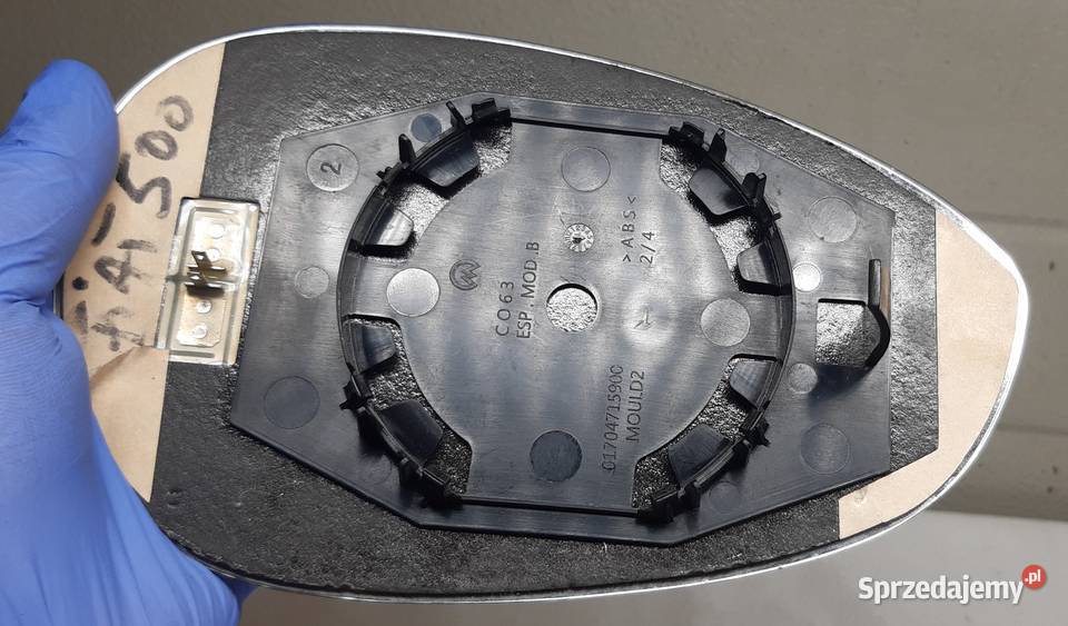 WKŁAD LUSTERKA PODGRZEWANY PRAWY FIAT GRANDE Karoseria Mielęcin