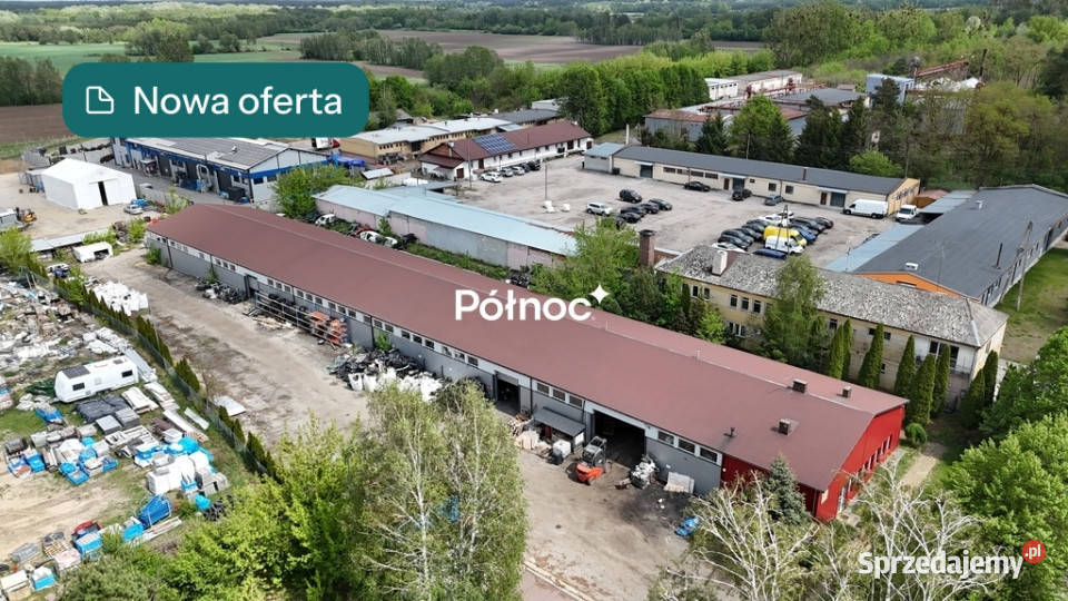 TEREN PRZEMYSŁOWY 1440m2 pow dzialka 50arow