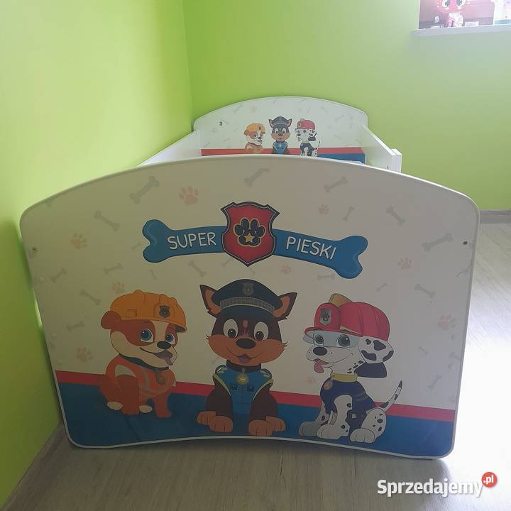 Łóżko psi patrol 160x80 śląskie Szczerbice