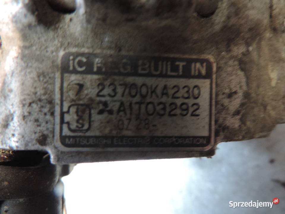 ALTERNATOR SUBARU JUSTY 1 10 B Nowy Sącz