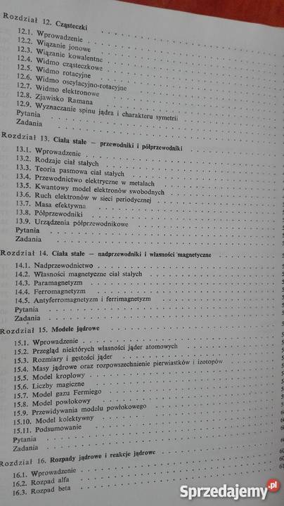 Fizyka Kwantowa atomów REisberg RResnick PWN fizyka, astronomia Olsztyn