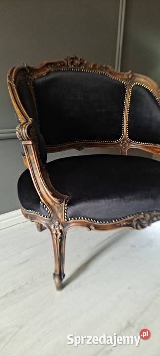 Stylowy frańcuski fotel berżera ludwik Fotele Szczecin