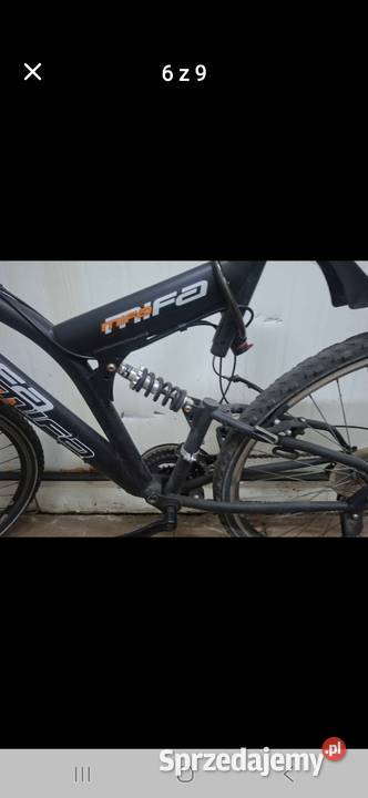 Rower męski uszkodzone tylna koło Goleniów