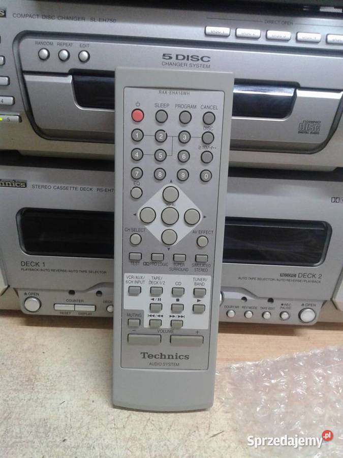 wieża hifi TECHNICS SCEH 750 rds 5cd kino domowe świętokrzyskie Ostrowiec Świętokrzyski sprzedam