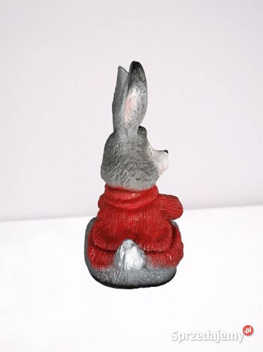 Figura Dekoracja Królik Sweter lubuskie Zielona Góra