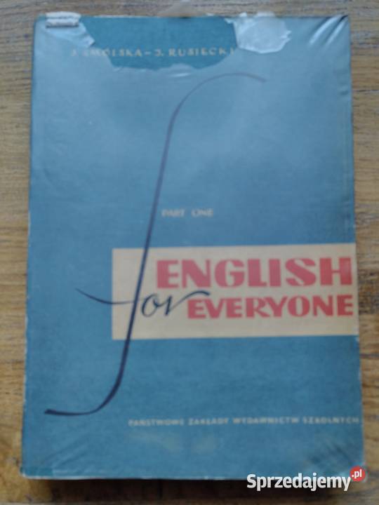 English for Everyone part one JSmólska J Książki do nauki języka obcego Kraków