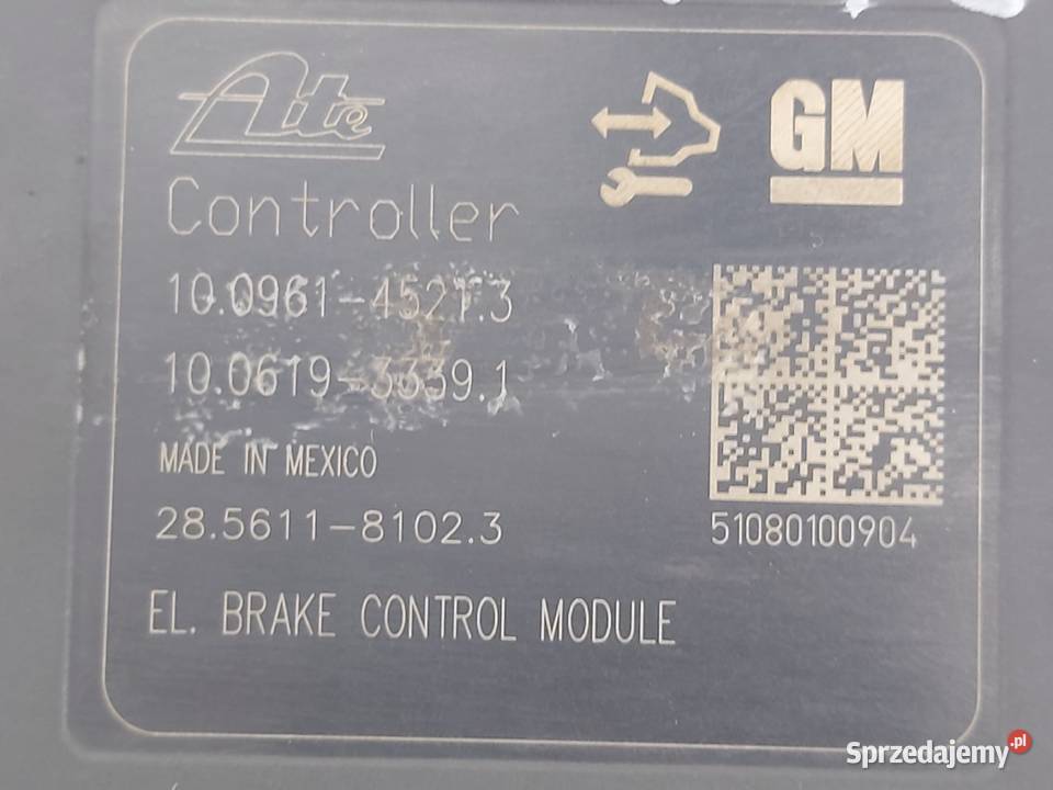 OPEL ASTRA J 16B 11r pompa ABS 13347808 osobowe Kielce