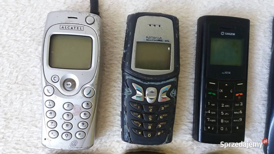 10 Stare telefony Nokia Philips Siemens Płońsk