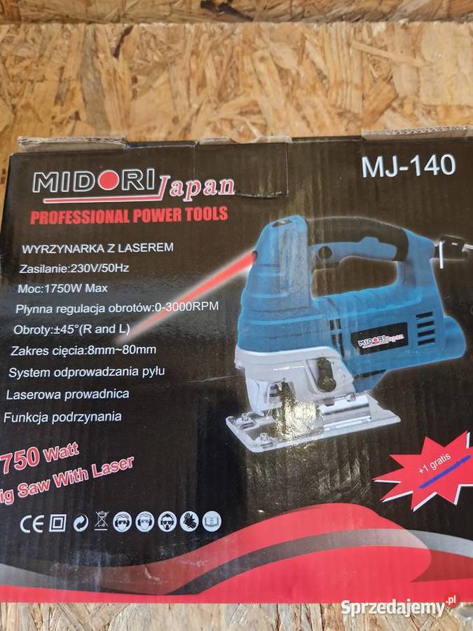 Wyrzynarka elektryczna 1750W MIDORI Japan MJ140 wielkopolskie Głogowa