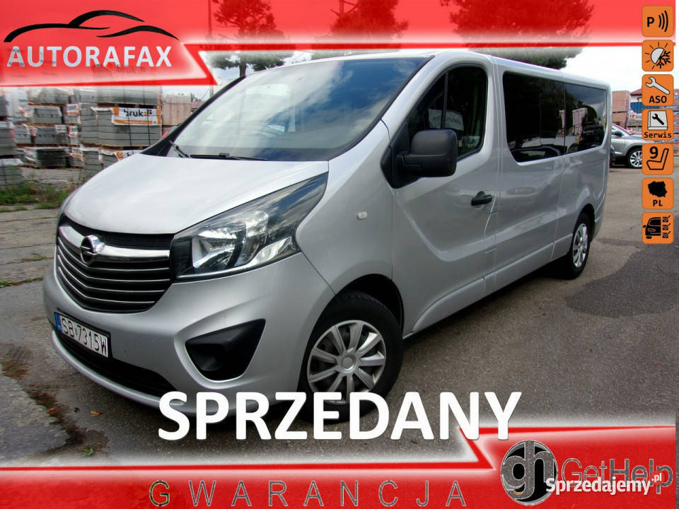 Opel Vivaro Long 16 CDTI 125 Klimatyzacja 9 Osób autoalarm