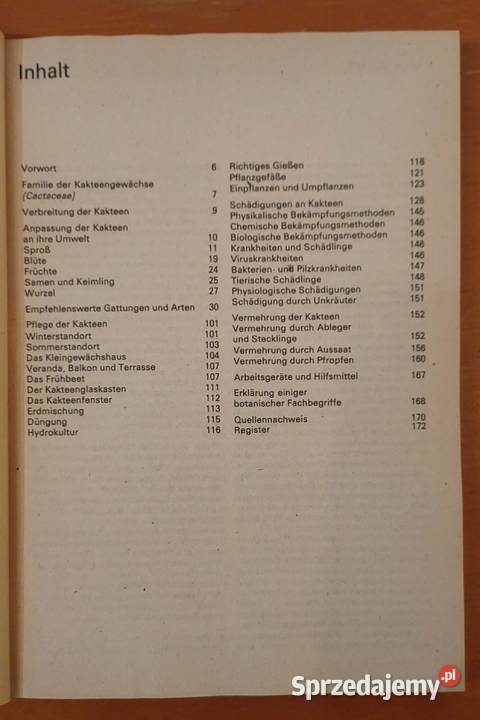 Ratschlge fr den Kakteenfreund Siegfried Brehme Pozostałe Wrocław